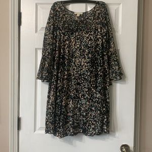 Anthropologie Paper Crown Chiffon Dress